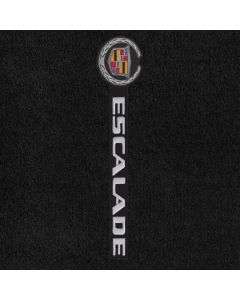 Lloyd Mats Velourtex Black Front Floor Mats For Cadillac Escalade, Logo