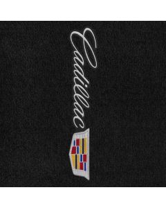 Lloyd Mats Velourtex Black Front Floor Mats For Cadillac XT5, Logo