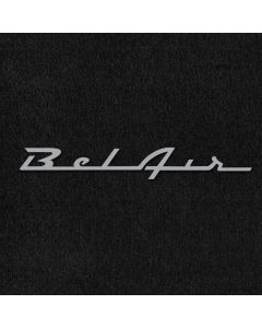 Lloyd Mats Velourtex Black Front Floor Mats For Chevrolet Bel Air, Logo