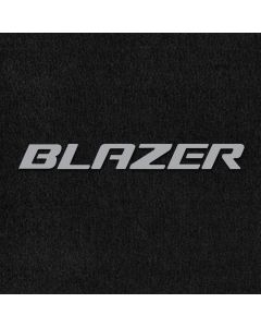 Lloyd Mats Velourtex Black Front Floor Mats For Chevrolet Blazer, Logo