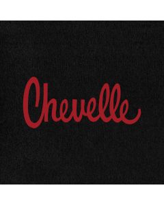 Lloyd Mats Velourtex Black Front Floor Mats For Chevrolet Chevelle, Logo