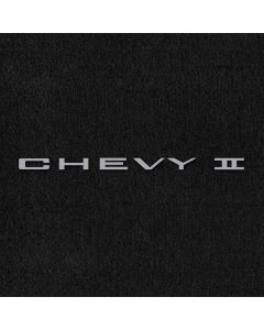 Lloyd Mats Velourtex Black Front Floor Mats For Chevrolet Chevy II, Logo