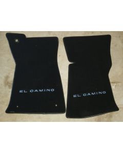 Lloyd Mats Velourtex Black Front Floor Mats For Chevrolet El Camino, Main