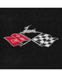 Lloyd Mats Velourtex Black Front Floor Mats For Chevrolet Impala, Logo