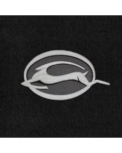 Lloyd Mats Velourtex Black Front Floor Mats For Chevrolet Impala, Logo