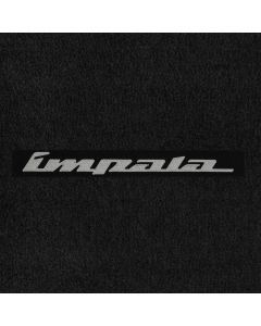 Lloyd Mats Velourtex Black Front Floor Mats For Chevrolet Impala, Logo