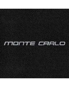 Lloyd Mats Velourtex Black Front Floor Mats For Chevrolet Monte Carlo, Logo
