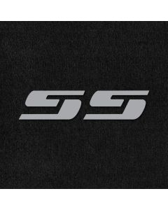 Lloyd Mats Velourtex Black Front Floor Mats For Chevrolet Silverado SS, Logo