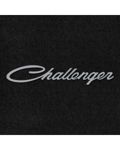 Lloyd Mats Velourtex Black Front Floor Mats For Dodge Challenger, Logo