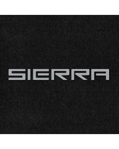 Lloyd Mats ® - Velourtex Black Front Floor Mats For GMC Sierra with Silver Sierra Embroidery