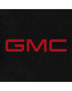 Lloyd Mats ® - Velourtex Black Front Floor Mats For GMC with Red GMC Embroidery