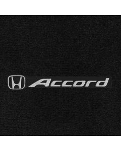 Lloyd Mats Velourtex Black Front Floor Mats For Honda Accord, Logo