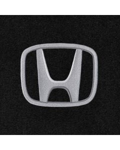 Lloyd Mats Velourtex Black Front Floor Mats For Honda, Logo