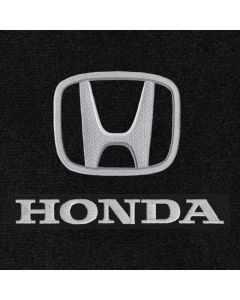 Lloyd Mats Velourtex Black Front Floor Mats For Honda, Logo