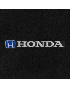Lloyd Mats Velourtex Black Front Floor Mats For Honda, Logo
