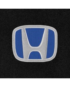 Lloyd Mats Velourtex Black Front Floor Mats For Honda, Logo