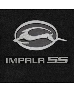 Lloyd Mats Velourtex Black Front Floor Mats For Impala SS, Mats