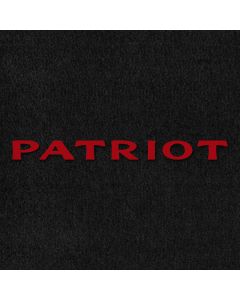 Lloyd Mats Velourtex Black Front Floor Mats For Jeep Patriot, Logo