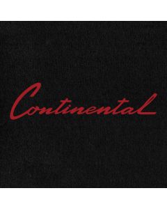 Lloyd Mats Velourtex Black Front Floor Mats For Lincoln Continental, Logo