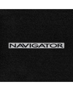Lloyd Mats Velourtex Black Front Floor Mats For Lincoln Navigator, Logo