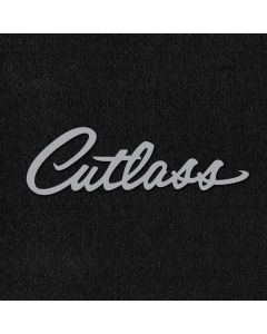 Lloyd Mats Velourtex Black Front Floor Mats For Oldsmobile Cutlass, Logo