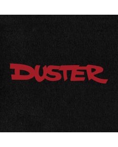 Lloyd Mats Velourtex Black Front Floor Mats For Plymouth Duster, Logo