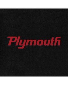Lloyd Mats Velourtex Black Front Floor Mats For Plymouth Duster, Logo