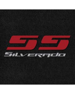 Lloyd Mats Velourtex Black Front Floor Mats For Silverado SS, Logo
