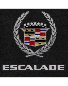 Lloyd Mats Velourtex Black Small Cargo Mat For Cadillac Escalade, Logo
