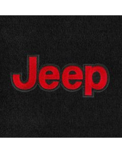 Lloyd Mats Velourtex Black Standard Cargo Mat For Grand Cherokee, Logo