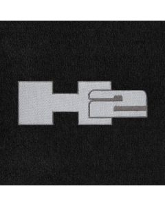 Lloyd Mats Velourtex Black Standard Cargo Mat For Hummer H2, Logo