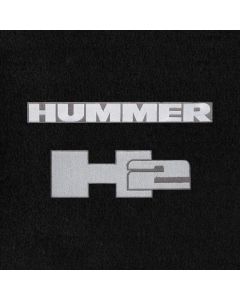 Lloyd Mats Velourtex Black Standard Cargo Mat For Hummer H2, Logo