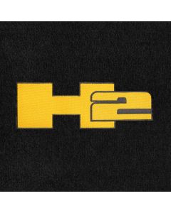 Lloyd Mats Velourtex Black Standard Cargo Mat For Hummer H2, Logo