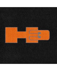 Lloyd Mats Velourtex Black Standard Cargo Mat For Hummer H3, Logo