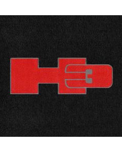 Lloyd Mats Velourtex Black Standard Cargo Mat For Hummer H3, Logo