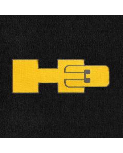 Lloyd Mats Velourtex Black Standard Cargo Mat For Hummer H3, Logo