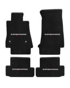 Lloyd Mats Velourtex Ebony 4PC Floor Mats For Chevrolet Camaro, Mats