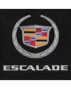 Lloyd Mats Velourtex Ebony 4PC Floor Mats For Escalade Base, Logo