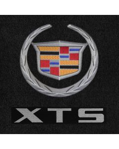 Lloyd Mats Velourtex Ebony 5PC Floor Mats For Cadillac XTS, Logo
