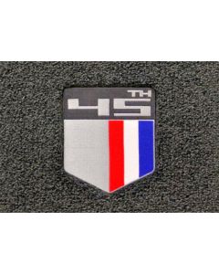 Lloyd Mats Velourtex Ebony 5PC Floor Mats For Camaro 45th Anniversary Convertible, Logo