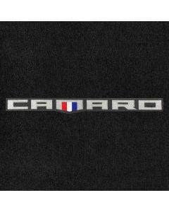 Lloyd Mats Velourtex Ebony 5PC Floor Mats For Camaro Coupe, Logo