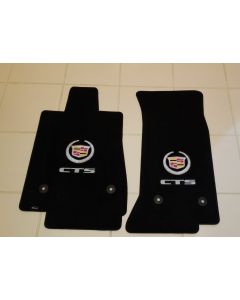 Lloyd Mats Velourtex Ebony Front Floor Mats For Cadillac CTS Sedan, Main