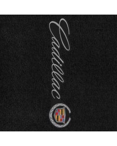 Lloyd Mats Velourtex Ebony Front Floor Mats For Cadillac CTS-V Coupe, Logo