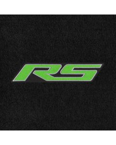 Lloyd Mats Velourtex Ebony Front Floor Mats For Camaro RS, Logo