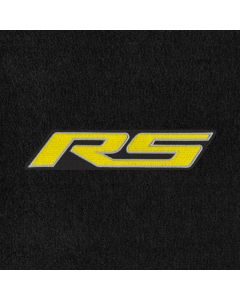 Lloyd Mats Velourtex Ebony Front Floor Mats For Camaro RS, Logo