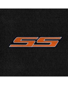Lloyd Mats Velourtex Ebony Front Floor Mats For Camaro SS, Logo