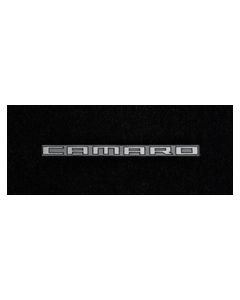 Lloyd Mats Velourtex Ebony Front Floor Mats For Chevrolet Camaro, Logo