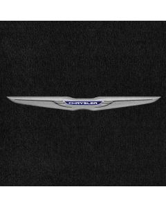 Lloyd Mats Velourtex Ebony Front Floor Mats For Chrysler with Chrysler Wings Logo, Logo