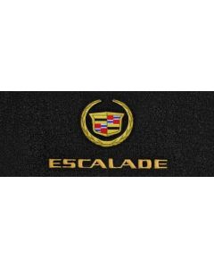 Lloyd Mats Velourtex Ebony Front Floor Mats For Escalade ESV, Logo