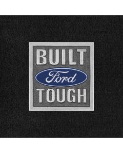 Lloyd Mats Velourtex Ebony Front Floor Mats For Ford Bronco, Logo